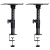 Gator Frameworks 07 0005 Clamp-On Studio Monitor Stand Pair | Masaya Monte Monitör Standı Yer Tasarrufu